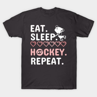 Eat Sleep Hockey Repeat T-Shirt